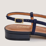 Ballerines Dhapou Vernis/velour Marine-marine