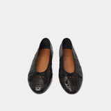 Ballerines Dilana Cuir Noir