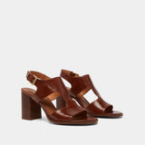 Sandales Ding Cuir Marron
