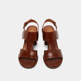 Sandales Ding Cuir Marron