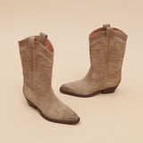 Bottes Donatella Croute Taupe