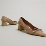 Escarpins Dring Velours Camel