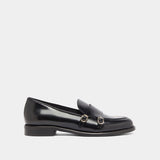 Mocassins Drizza Cuir Glace Noir