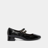 Salomes/babies Duna Vernis Plisse Noir