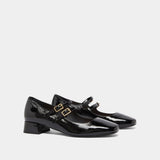 Salomes/babies Duna Vernis Plisse Noir