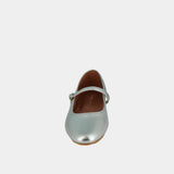 Ballerines Dunkie Cuir Metallis Argent