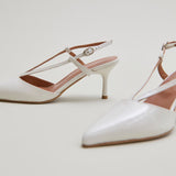 Escarpins Duo Vernis Perle