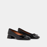 Ballerines Dybil Vernis Plisse Noir