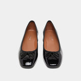 Ballerines Dybil Vernis Plisse Noir