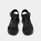 Sandales Estelle Cuir Noir