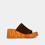 Mules Eve Croute Marron-Fonce