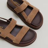 Sandales Lagune Croute Taupe