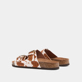 Mules Matisse Poulain Vache-Marron