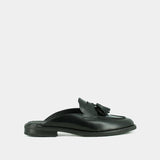 Mocassins Nataly Cuir Glace Noir