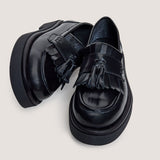 Mocassins Nico Cuir Glace Noir