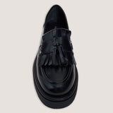 Mocassins Nico Cuir Glace Noir