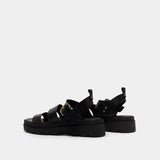 Sandales Priame Cuir Noir