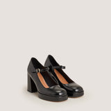 Salomes/babies Veritox Cuir Noir