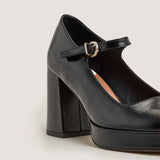 Salomes/babies Veritox Cuir Noir