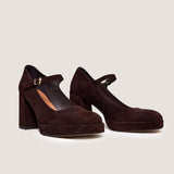 Salomes/babies Veritox Velours Marron