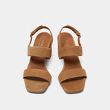 Sandales Vico Velours Camel