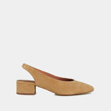 Ballerines Vince Velours Camel