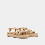 Sandales Wael Corde Beige