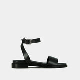 Sandales Wik Cuir Noir