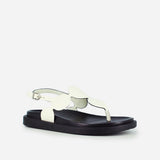 Sandales Wind Cuir Ecru