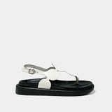 Sandales Wind Cuir Ecru