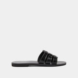 Mules Wing Cuir Noir
