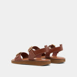 Sandales Woma Cuir Cognac
