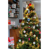 BOXED SET OF 12 GLASS BAUBLES: 12 Days of Hong Kong Christmas