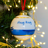 玻璃饰品:香港天际线