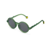Junior Round Sunglasses - Olive Green