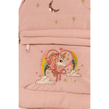 Juno Quilted Backpack Midi - Mellow Rose