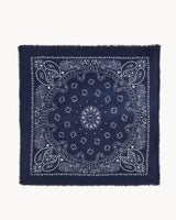 Scarf Hachiko Marine-Fonce