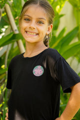 MiliMilu kids bamboo T-shirt There is no Planet B in black is soft & suited for sensitve and eczema prone skin. Family matching bamboo T-shirts are available.