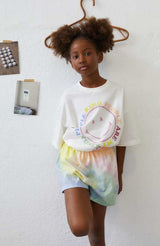 The New Society kids t-shirt from breathable and lightweight organic cotton. The kids t-shirt has Smiley Face. Best presents for kids and tweens online.