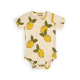 SHORT SLEEVE BABY BODY WITH ALL OVER LEMON