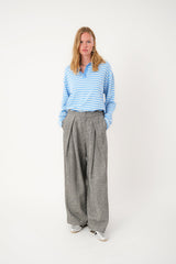 Tshirt Mobyll Polo Ls Light-Blue