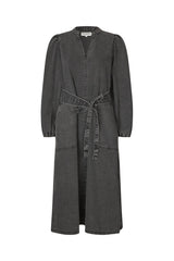 Dress Parisll Midi Dre Washed-Black