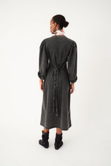 Dress Parisll Midi Dre Washed-Black