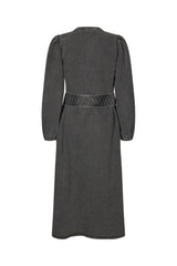 Dress Parisll Midi Dre Washed-Black