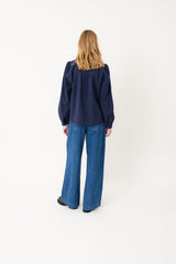 Blouse River Shirt Str Stripe