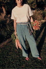 Pants Arlovie Stone-Blue