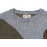 青金石针织衬衫