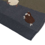 青金石针织衬衫