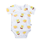 Organic Cotton Baby Onesie - Lemon Tea + Egg Tart