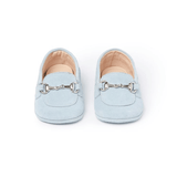 Lorenzo 新生儿鞋 - Celeste Suede